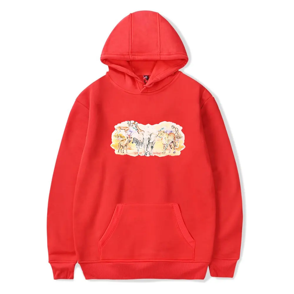 thumbnail image 1 of Sudadera unisex de manga larga con capucha y diseño de animales de Sturniolo Triplets Let's Trip para hombre y mujer, 1 of 5