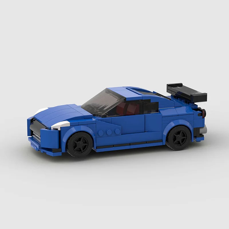 

Aiaitoy GTR скоростные чемпионы синие супер спортивные автомобили, строительные блоки, набор кирпичей, детские игрушки, подарки для мальчиков и девочек