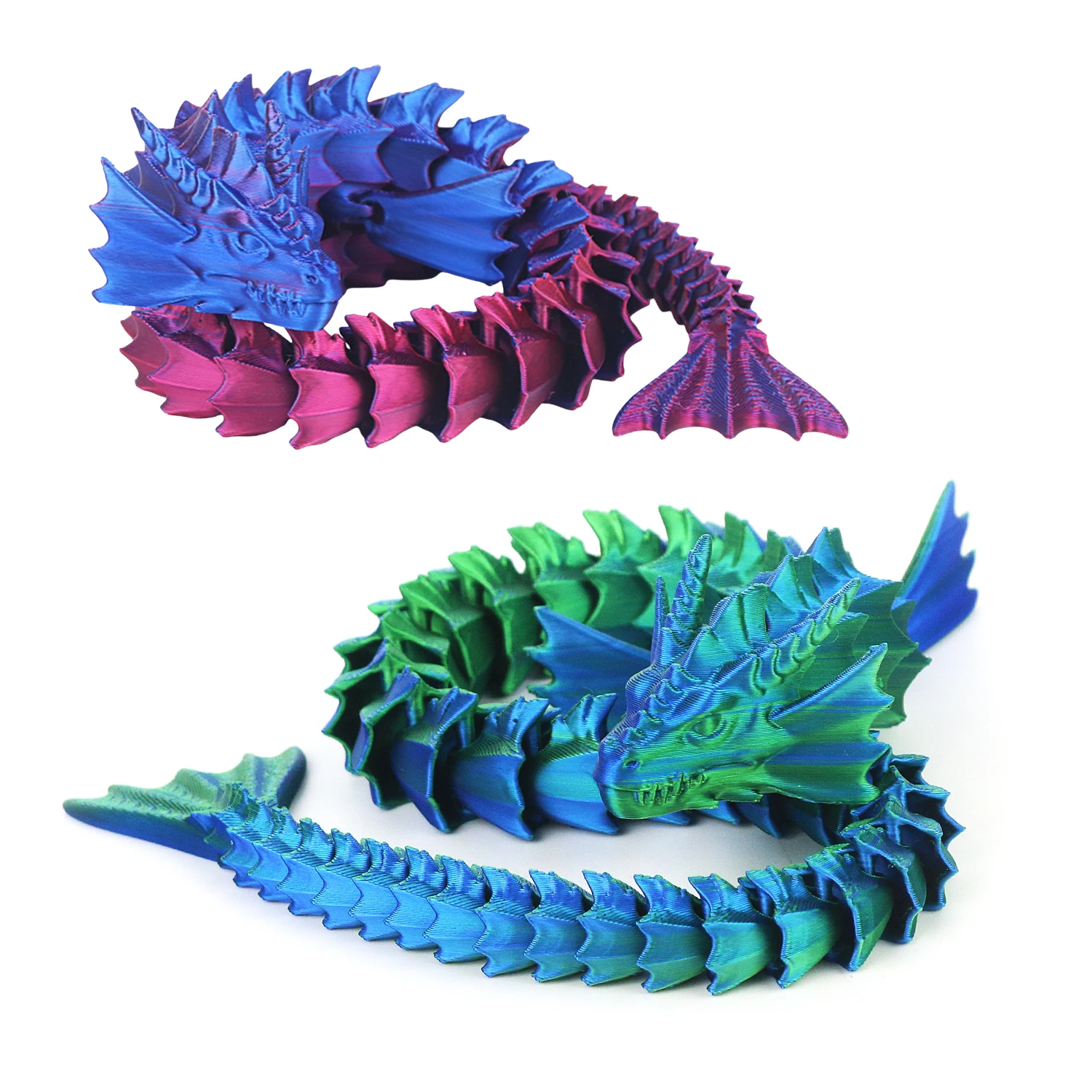 Three dimensional dragon figurine, handicraft, landscape creation, creative gift, sea dragon figurine, toy decoration 4