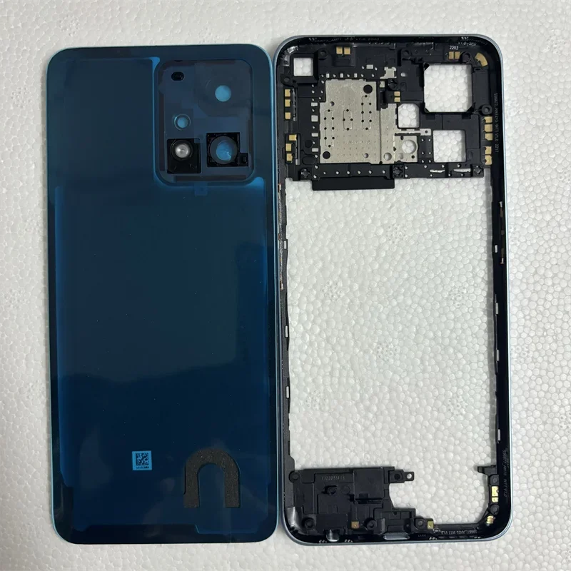 Realme 9 Pro Plus 5G RMX3392 RMX3393용 핫 풀 하우징 케이스, 미들 프레임 커버+배터리 백 커버, 리어 도어 커버 수리 부품