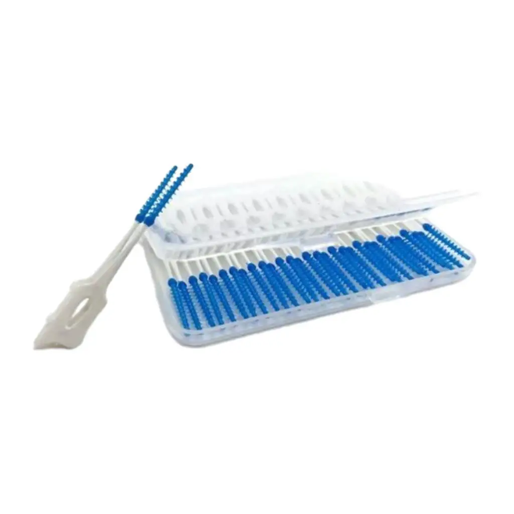 200pcs Two Heads Dental Interdental Brush Tooth Pick Flosser Toothpick.