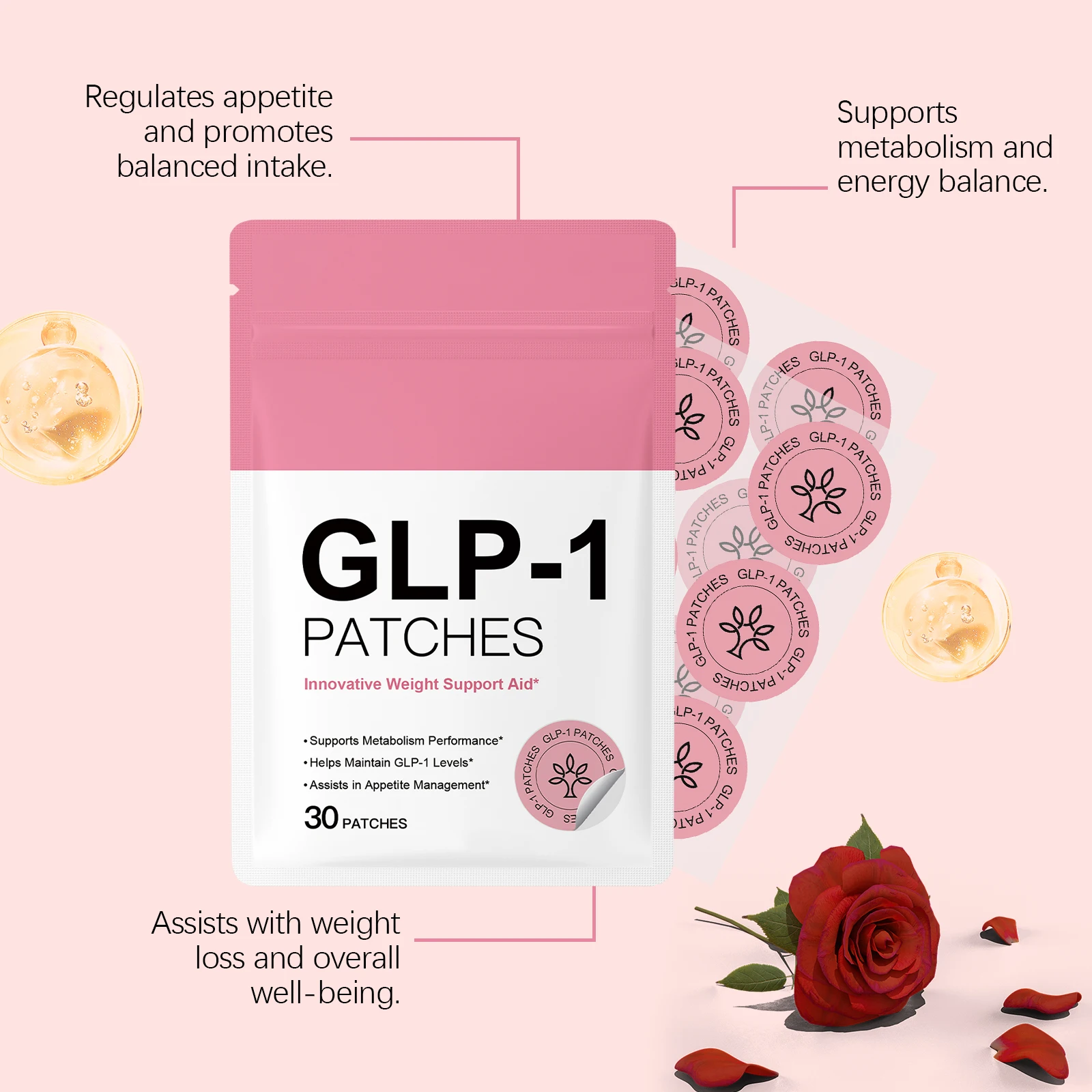 Body Care Patch - Gentle & Comfortable for Skin Management, Shapes Body Contours, Enhances Lightness, For Daily Body Care