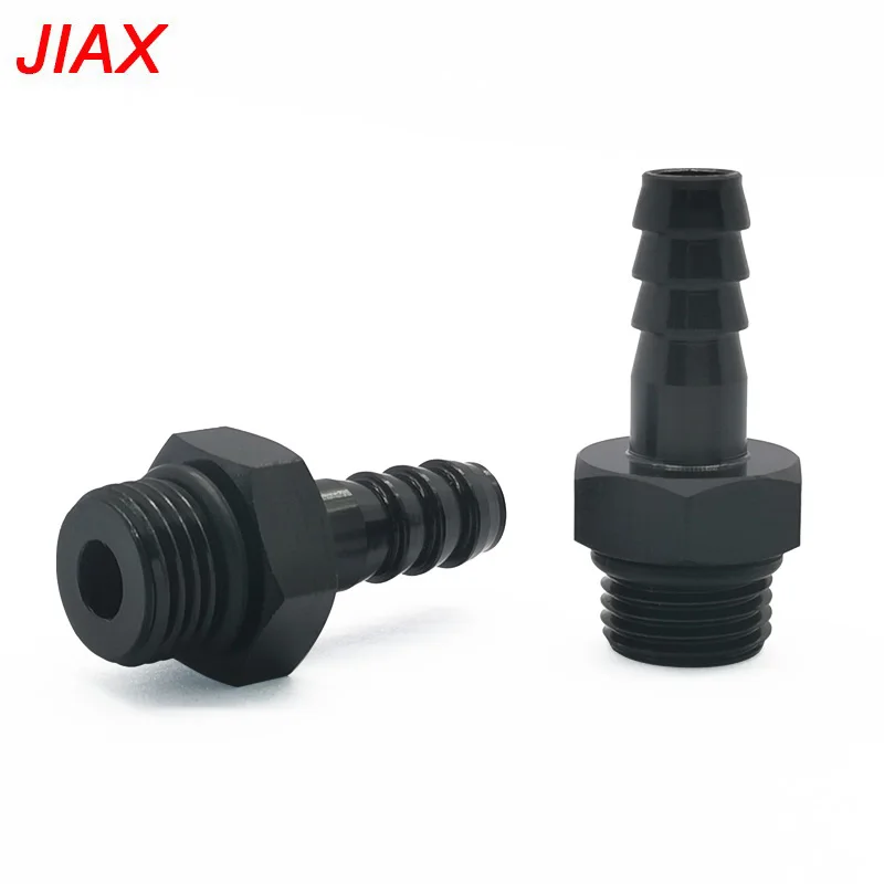 An6-5/16 hose barb connector for fuel pump fuel pressure regulator connector,high quality aluminum fuel pump male female connect