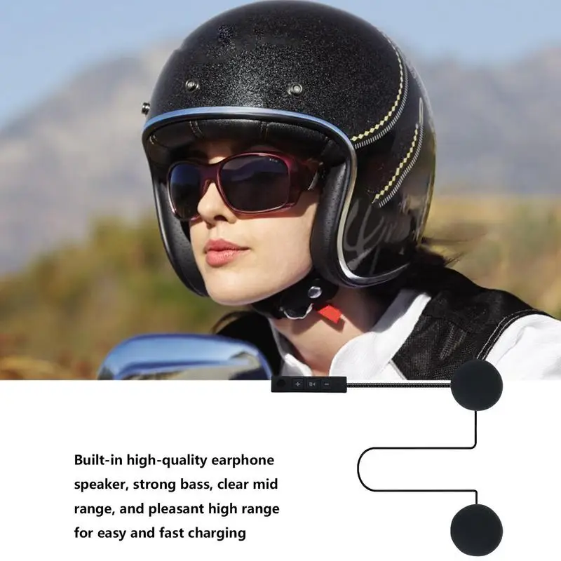 

Мотоциклетная гарнитура, ультратонкая Bluetooth-гарнитура для езды на мотоцикле