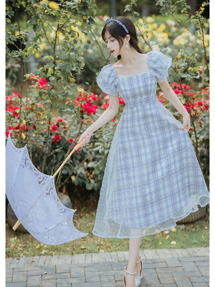 2026 New Elegant and Sweet Princess Dress, Summer Short Dress C7102