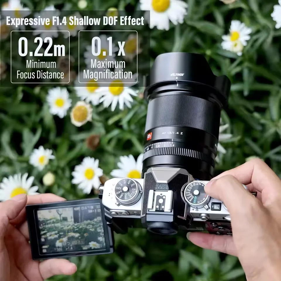 VILTROX 13mm f1.4 APS-C 자동 초점 대구경 초광각 렌즈 ( E, 니콘 Z, 후지 X 마운트 카메라용)