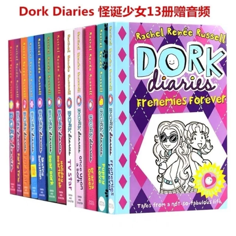 

Dork Diaries 13 Female Versions of Little Boy's Diary Chapters and Stories Sent To Audio English Version Books