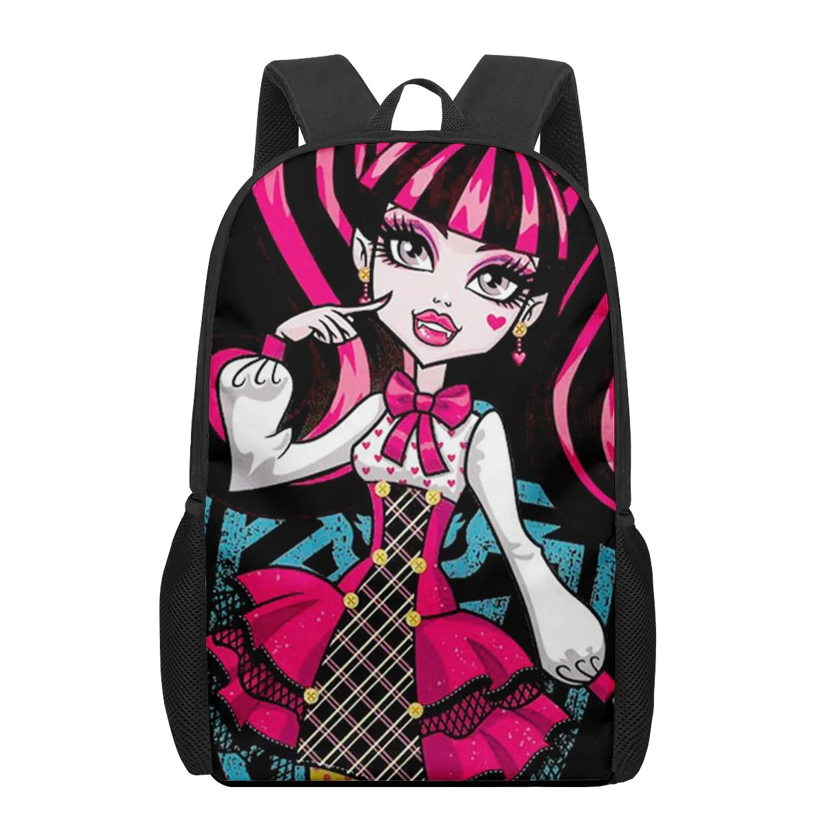 

Школьный портфель Monster High с 3D рисунком для девочек и мальчиков, повседневные сумки для книг, Детский рюкзак для мальчиков и девочек, многофункциональные школьные ранцы