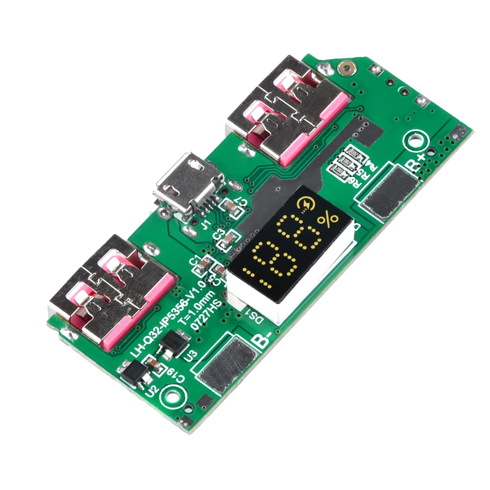 Lithium Battery Fast Charging Module DIY Mobile Power Motherboard USB + Type C Interface For PD QC etc Fast Charging Protocols