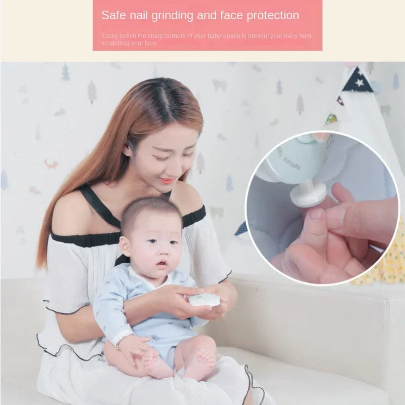 Electric Baby Nail Trimmer Kid Nail Polisher Tool Infant Manicure Scissors Baby Hygiene Kit Clipper Cutter Newborn nail clipper,nail care kit,nail trimmer