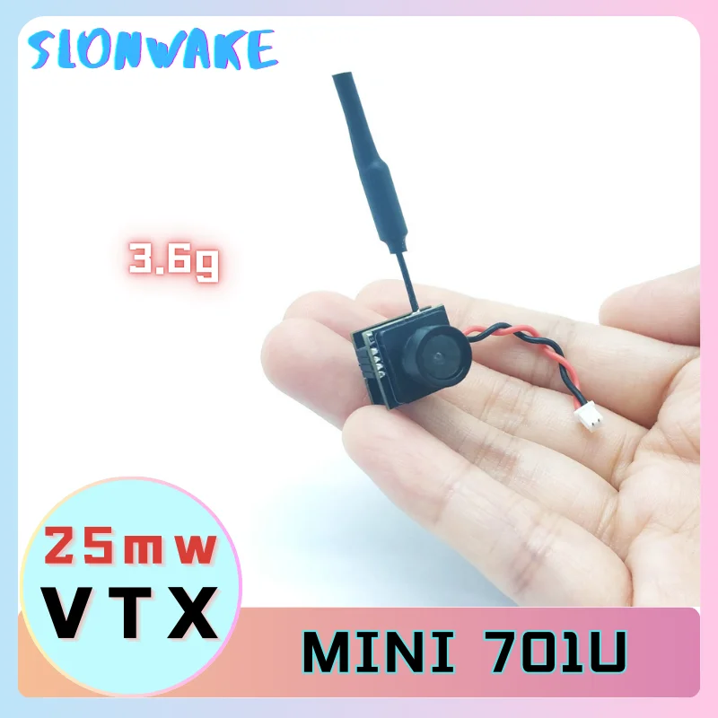 Only mini FPV 48CH 25mW Transmitter VTX-CAM with