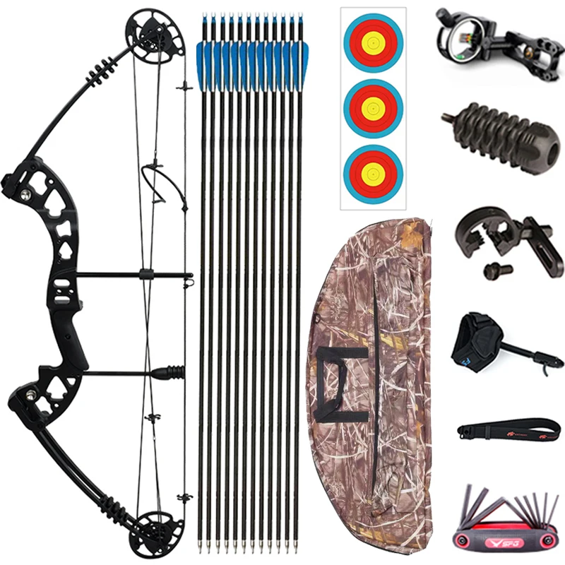 

M131 Metal Archery Compound Bow Composite 30-60lb Arrow Five Needle Aiming Kit Outdoor Hunting and Shooting Sports Accessories