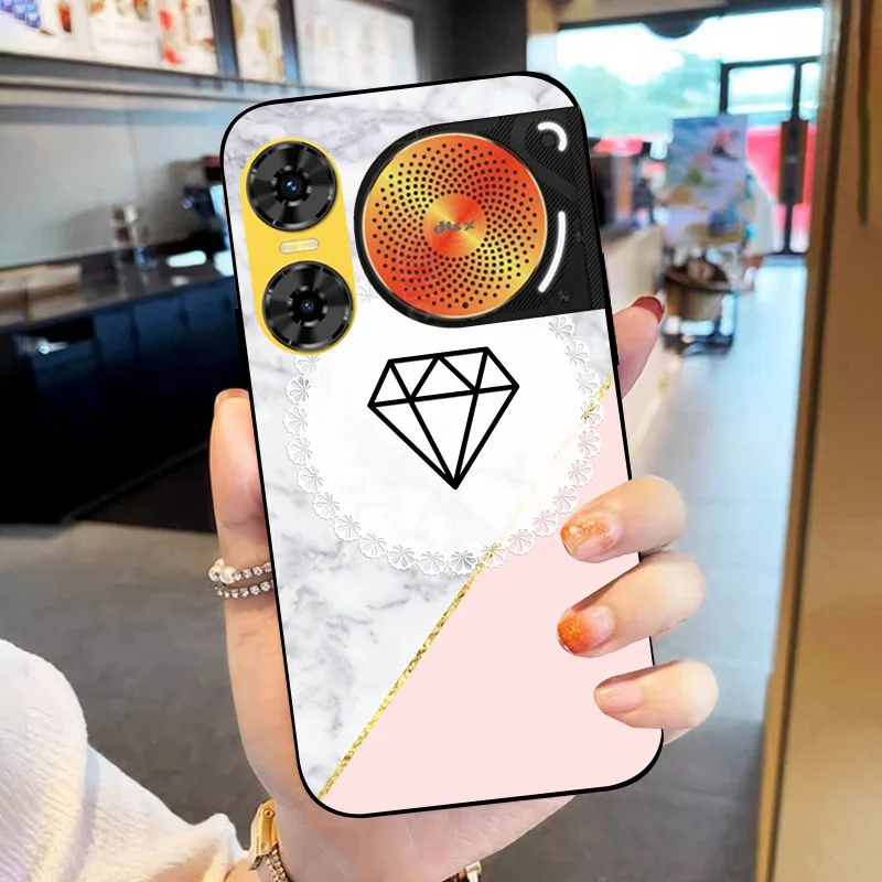 Flower Design Soft TPU Silicone Shockproof Bumper Back Cover