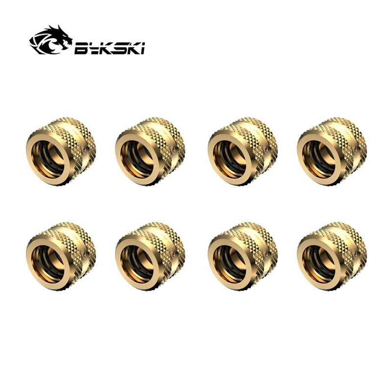 Uso Duro do Encaixe g1 do Cobre da Compressão da Mão de Od12 mm Od14 mm Od16 mm do Tubo de Bykski para o Tubo Acrílico da Rigidez de Pmma Petg - Imagem 4