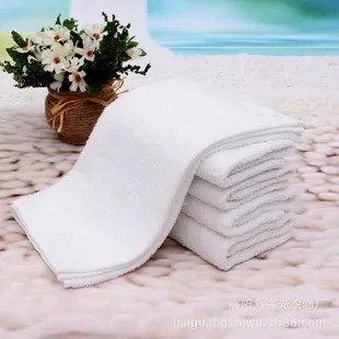 Good Quality White Cheap Face Towel Small Hand Towels Kitchen Towel Hotel Restaurant Kindergarten Towel 6