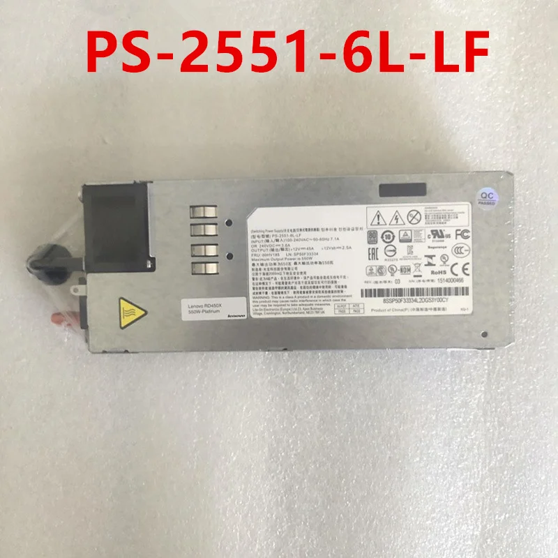 Nuovo Alimentatore Originale Per Lenovo Rd650 Rd550 Rd450 Rd350 550W Alimentatore Switching Ps-2551-6L-Lf