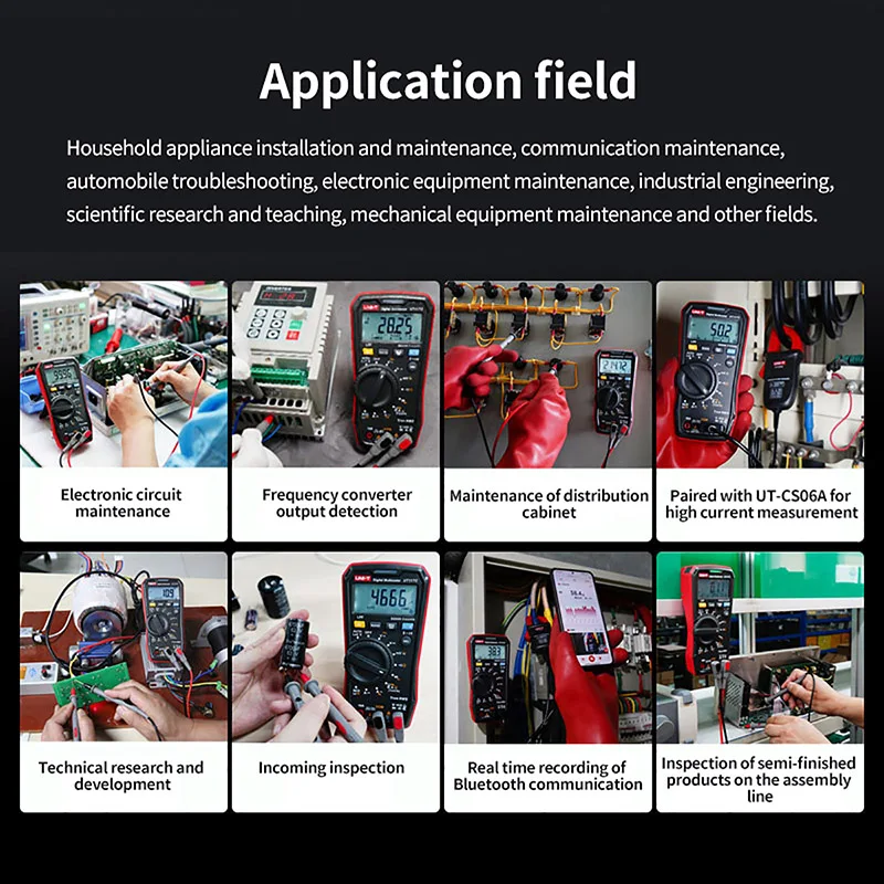 UNI T Professional Digital Multimeters UT117C AC DC Voltmeter Ammeter Electrician Tester True RMS Frequency Meter High-precision