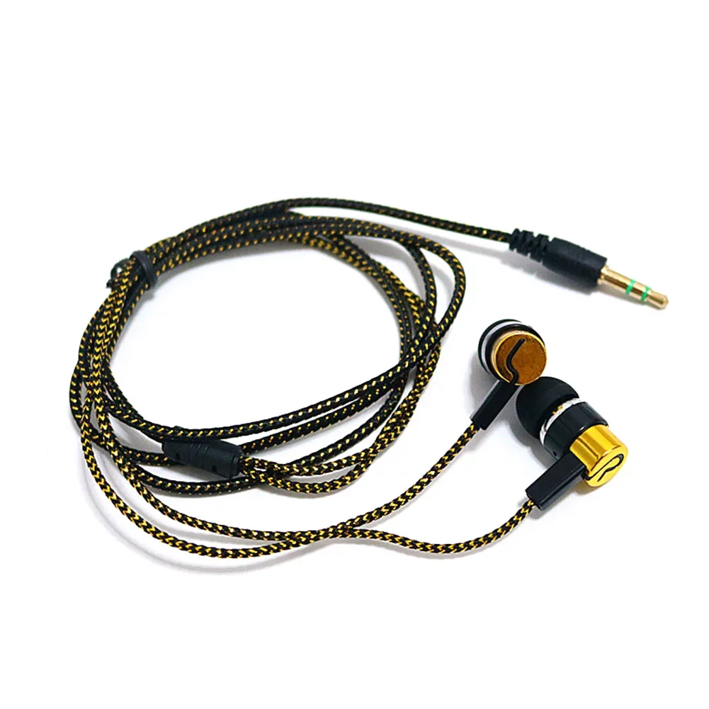 Premium Noise-Cancelling Wired Earbuds with Enhanced Bass