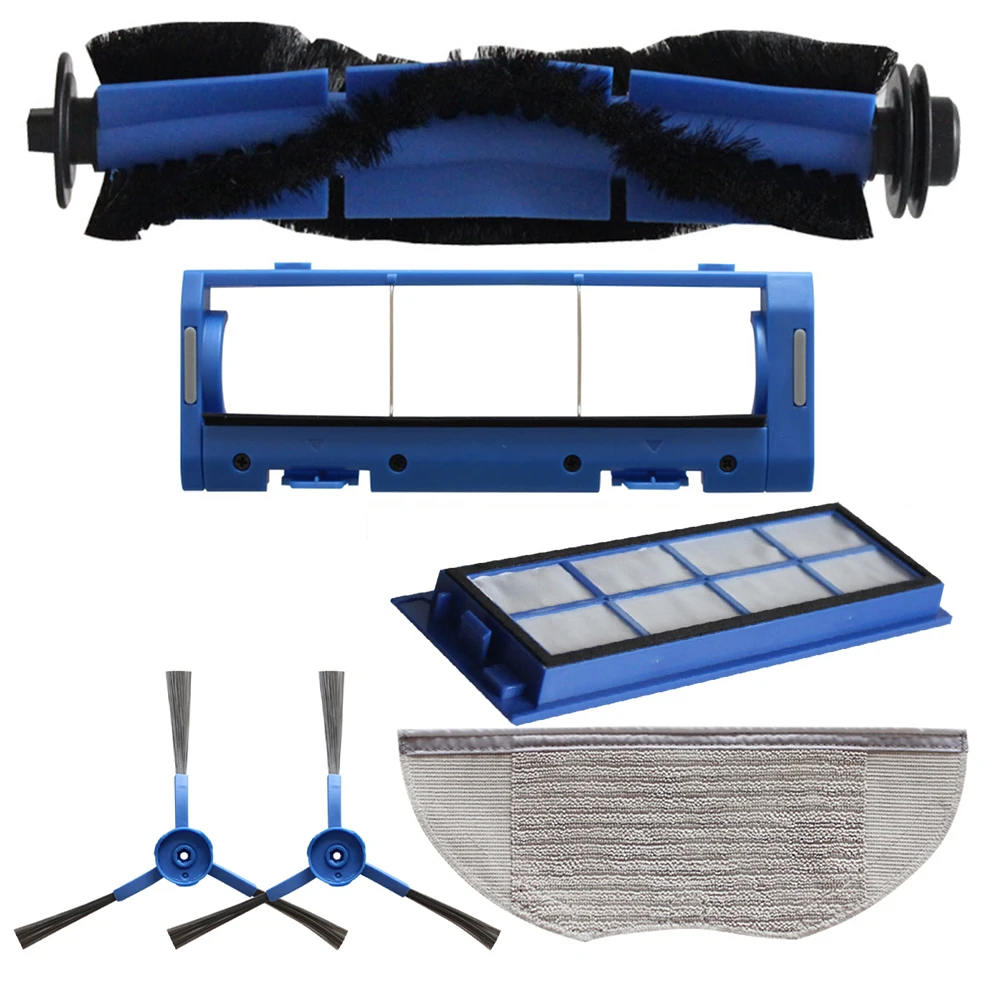 Roller Brush Filter Mop Cloths Main Brush Cover Kit For Eufy Robovac