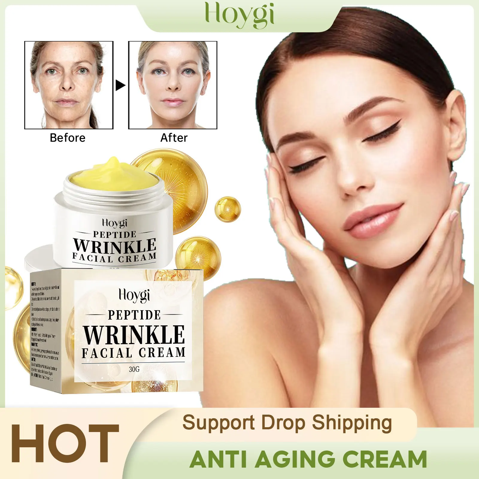 

Firming Face Cream Remove Wrinkle Tighten Reduce Fine Line Anti Puffiness Repair Brighten Dullness Moisturizing Anti Aging Cream