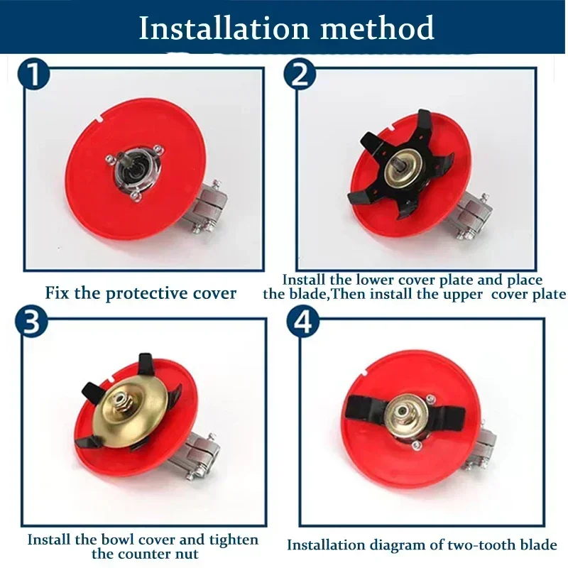 Grass Trimmer Head Grass Trimmer Brush Cutter Accessories Mower Accessories Dual-use Weeder Plate Lawn Mower Trimmer for Head Brushcutter Grass Cutting Machine Cutter Tool