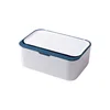 Portable Tissue Storage Box with Lid Dustproof Cover  for Wet Wipes Dispenser Home Office Mask Storage Box Sealed Organizer 6