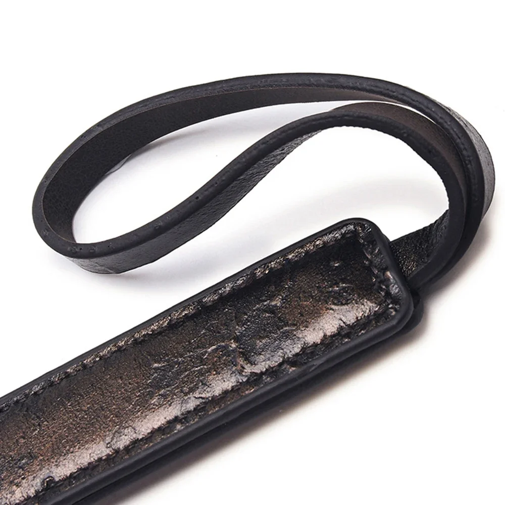 23CM Cow Leather Double-Layers Genuine Leather Paddle,,Deluxe Riding Crop Leather Horsewhip 3