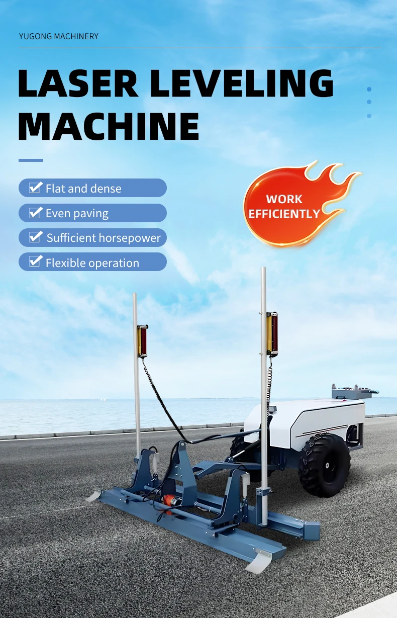 Automatic Laser Levels Road Construction