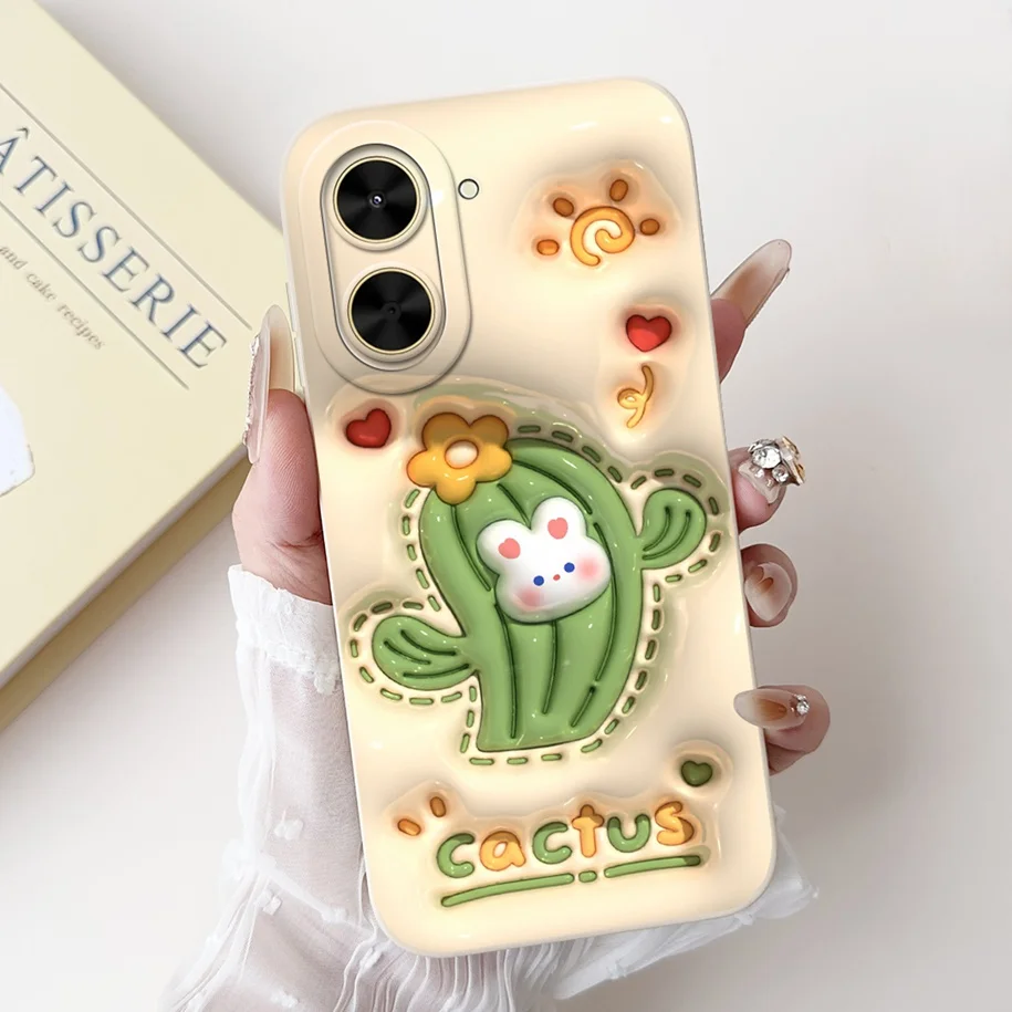 Lovely Avocado Cartoon Soft Silicone Bumper Phone Case