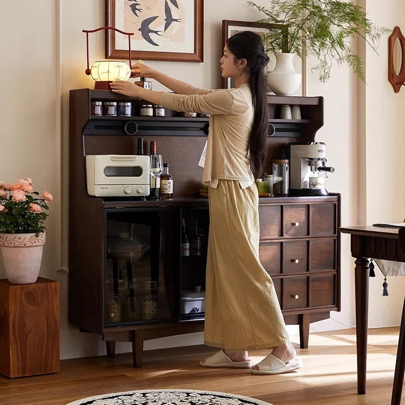 Sideboard Furniture Organizer Room Lounge Cabinet Kitchen Storage Coffee Bar Auxiliary Table Modern et Cocina Island Side LT