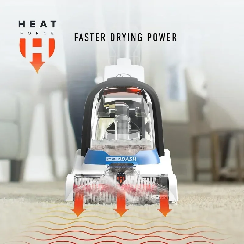 QWHoovvers PowerDash Pet Compact Carpet Cleaner,Shampooer Machine,Lightweight,FH50700,Blue 6