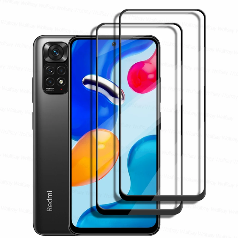 Vetro Temperato A Colla Completa Per Xiaomi Redmi Note 11S Vetro Redmi Note 9S 10 11S Pro Proteggi Schermo In Vetro Xiaomi Redmi Note 11S
