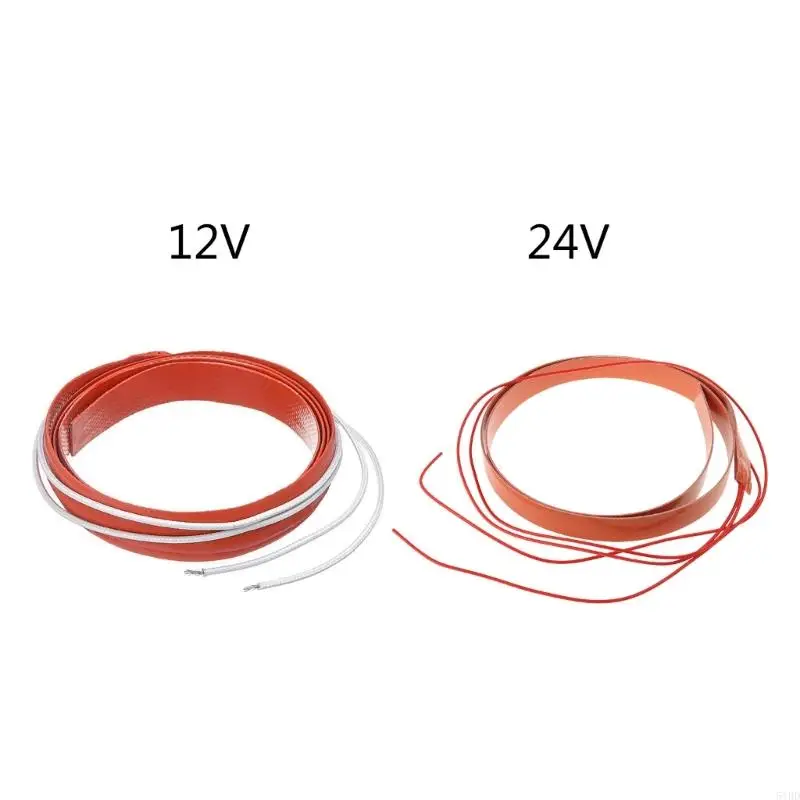 51BD 90W 12/24V Flexible Silicone Heater Thermal Electric Heating Pad for De-icing Windshield Wipers Parts Accessies