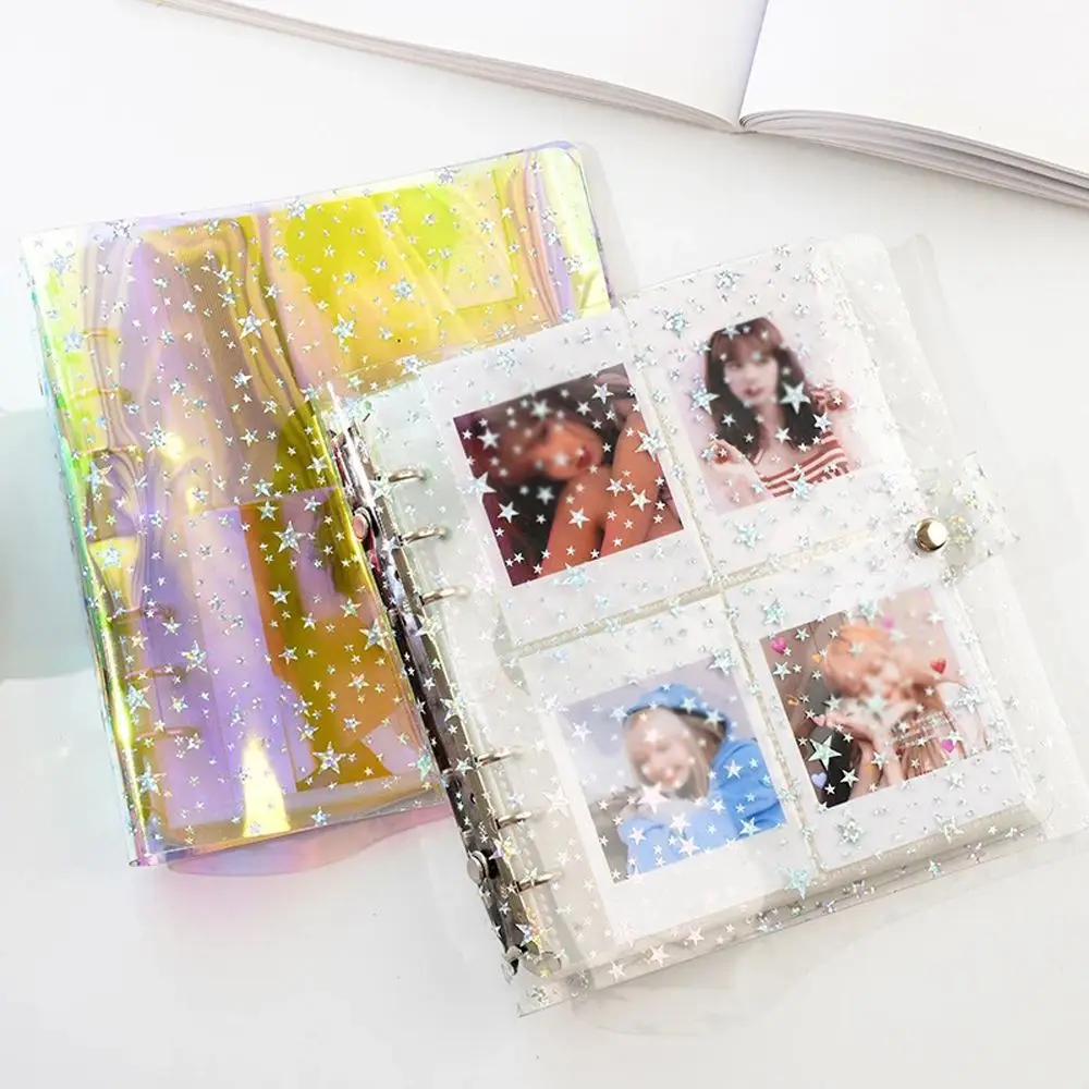 Name Card Album Card Holder Stock Jelly Color Album Photo Binders Albums Photocard Holder Transparent Star