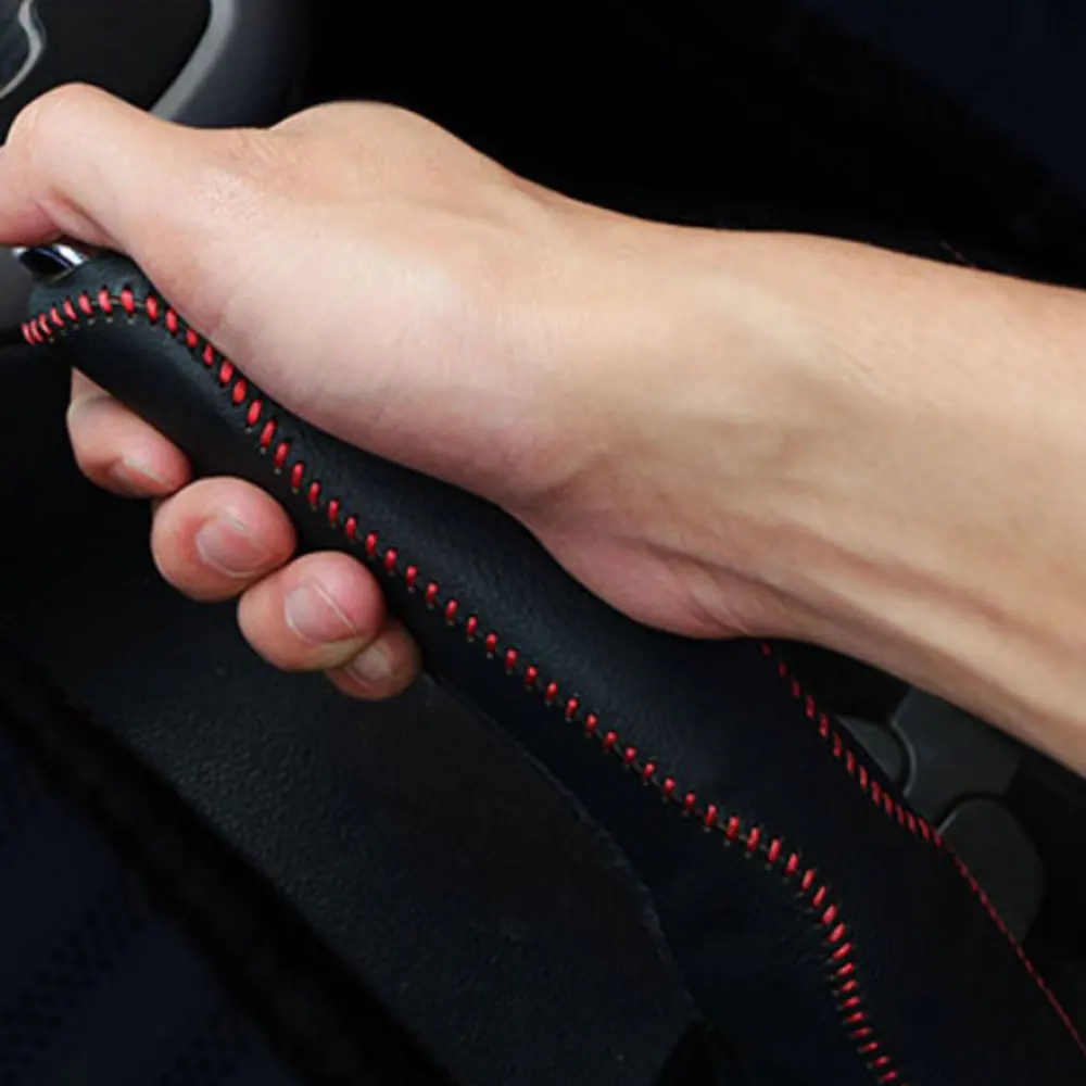 Car Leather Gear Handbrake Cover Hand Brake Grip for Chevrolet Cruze Sedan Hatchback 2009-2015 Interior Accessoreis