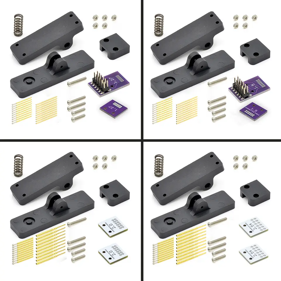 2.54mm 2.0mm 1.5mm 1.27mm PCB Clip Clamp Fixture Probe Pogo Pin Download Program Burn DIY image 1