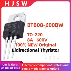 Premium High - Performance TO - 220 8A 600V Bidirectional Thyristor (10/20/30 PCS) (10PCS BTB08 - 600BW)