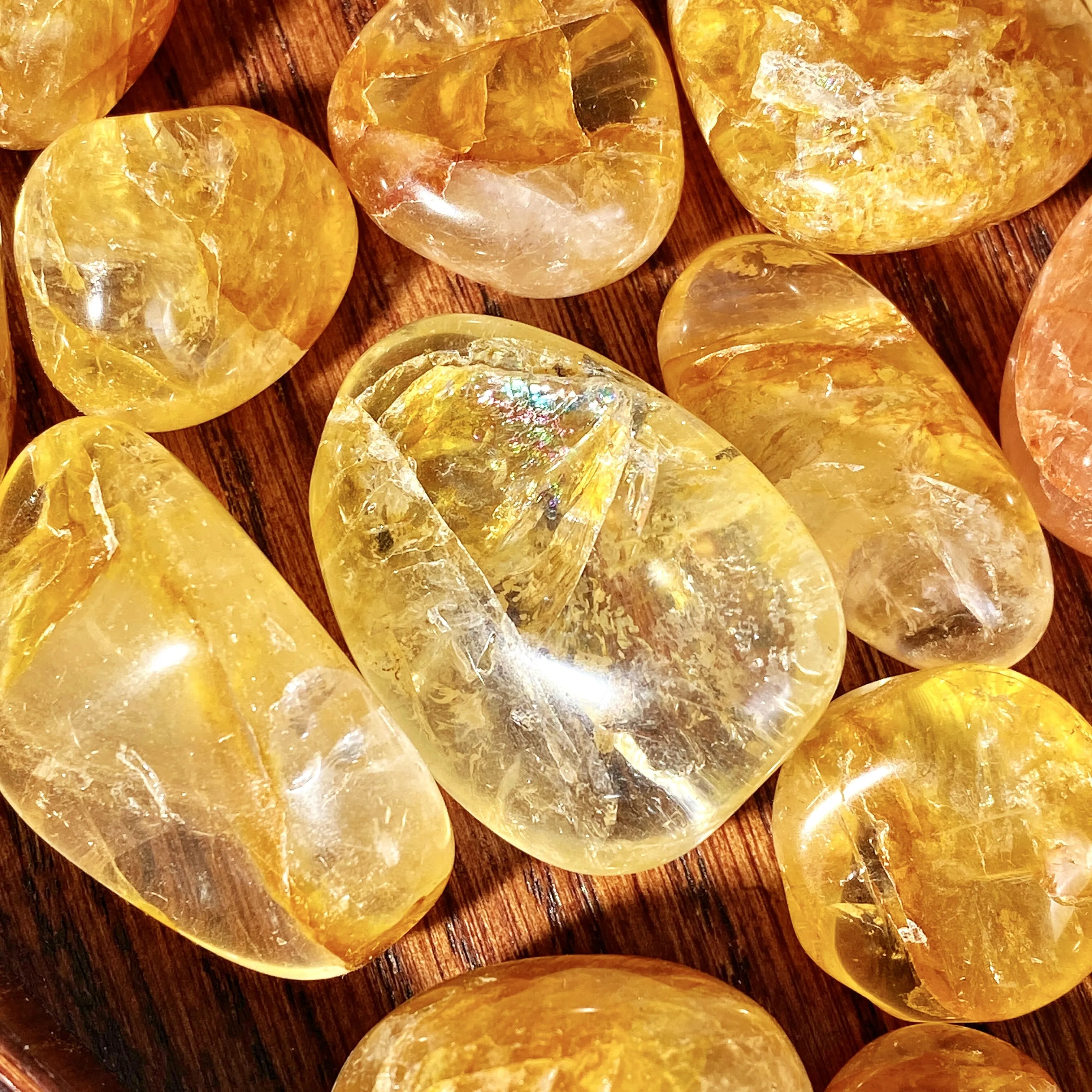 Gemstone Jewelry Natural Yellow Gemstones Crystal Cloudy