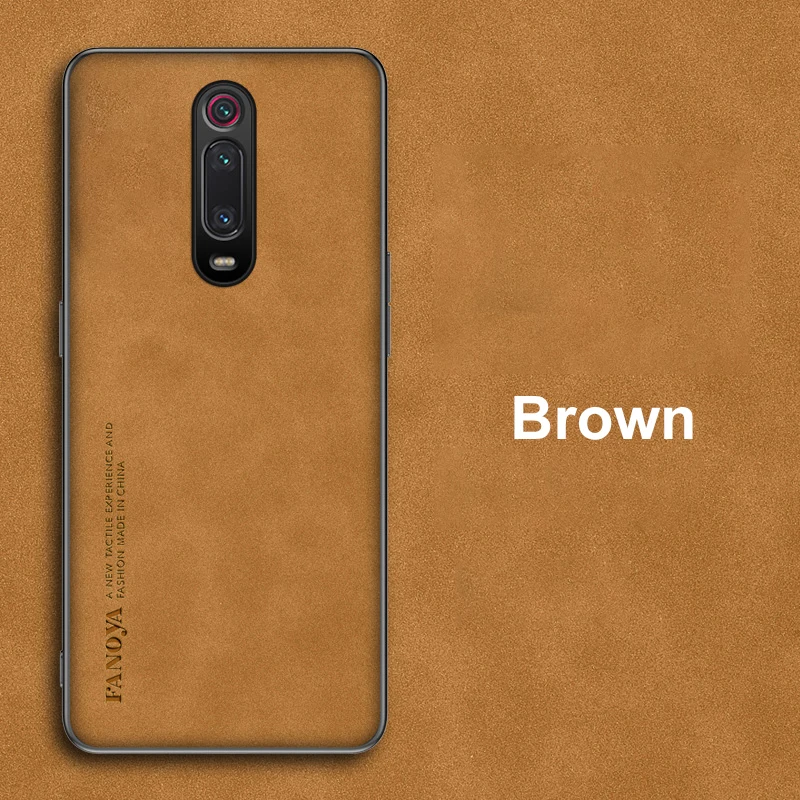 Luxury PU Leather Matte Silicone Phone Case - Business Protection Cover
