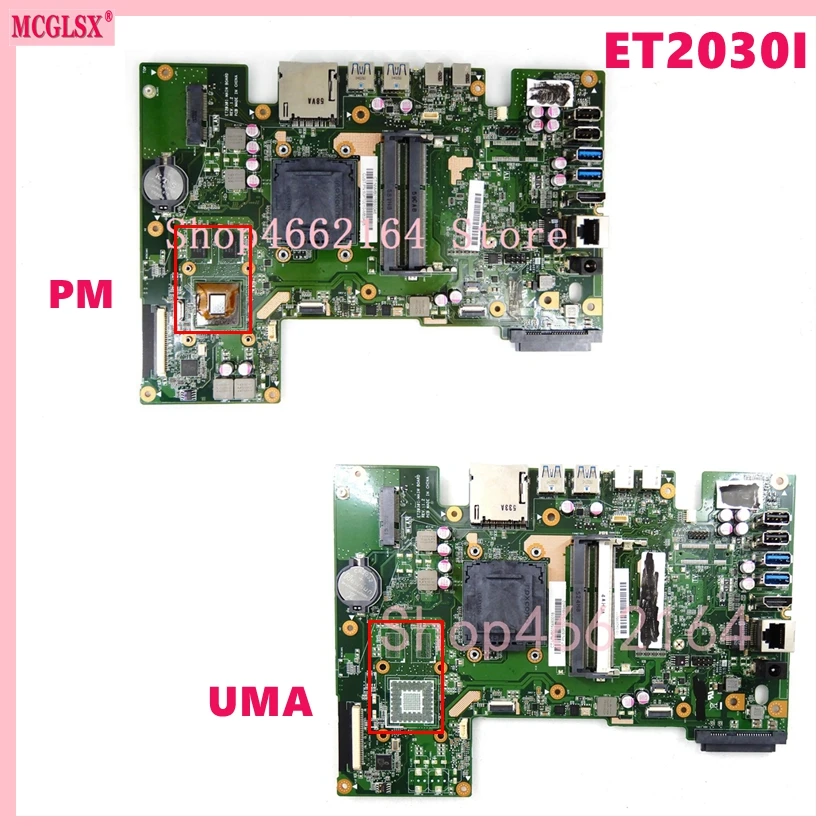 Placa-principal para Asus Et2030i Uma Gt820m Rev 1.2 Et2030 100 Testado ok