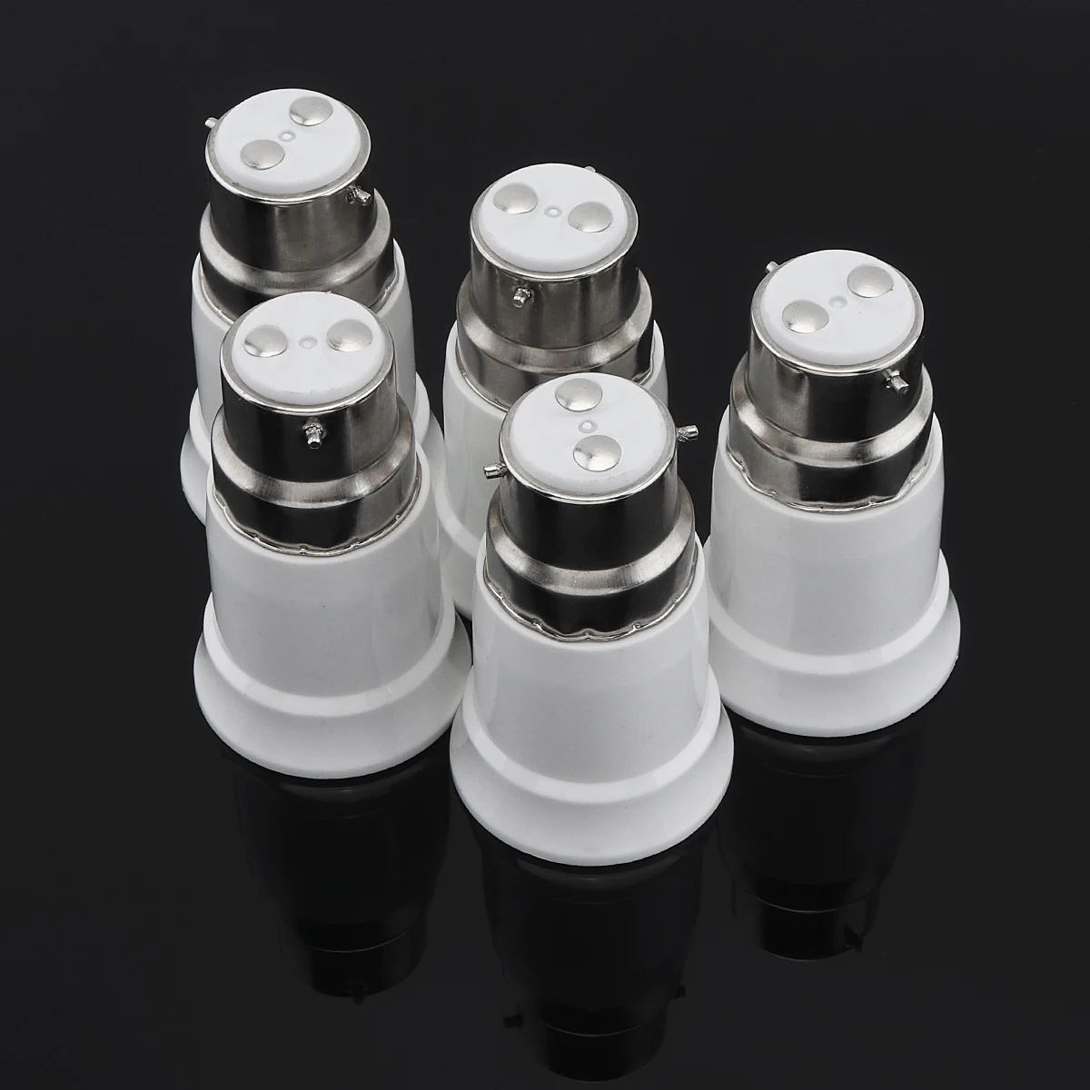 5 pz G24 G23 GU24 GU10 B22 a E26 E27 Base lampada E26 E17 E12 a E14 portalampada convertore presa adattatore per lampadine a LED mais luce  39