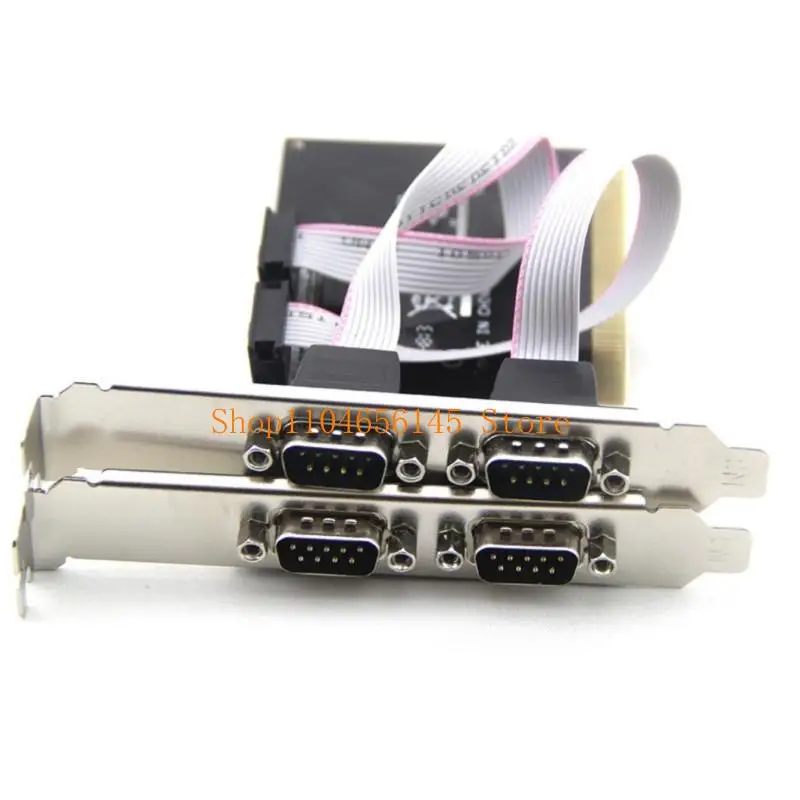 652F RS232 직렬 포트 PCIE 라이저 카드 직렬 컨트롤러 카드 PCIEx..
