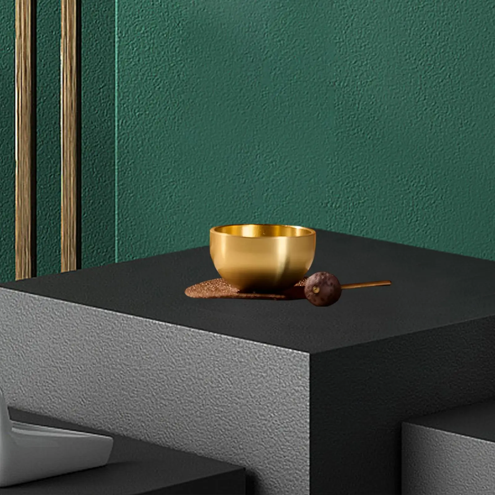 Mini Singing Bowl Set Handmade Copper Bowl for Healing Relaxation Colleagues