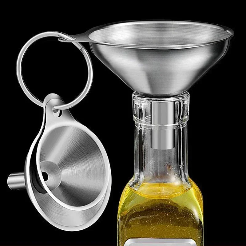 Stainless Steel Kitchen Funnel Set 3