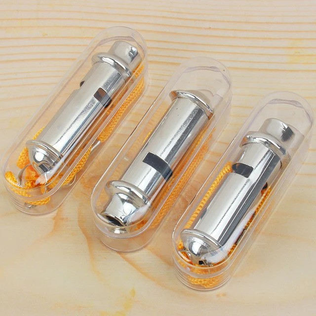 Fischietti Da Arbitro In Metallo - Confezione Da 3 | Con Cordino, 130 DB | Per Sport E Emergenze - Foto 11