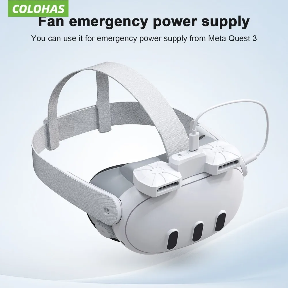 

For Meta Quest 3 Air Circulation Heat Dissipation Replacement Mask for Quest 3 Anti Atomization Replacement Mask Vr Accessories
