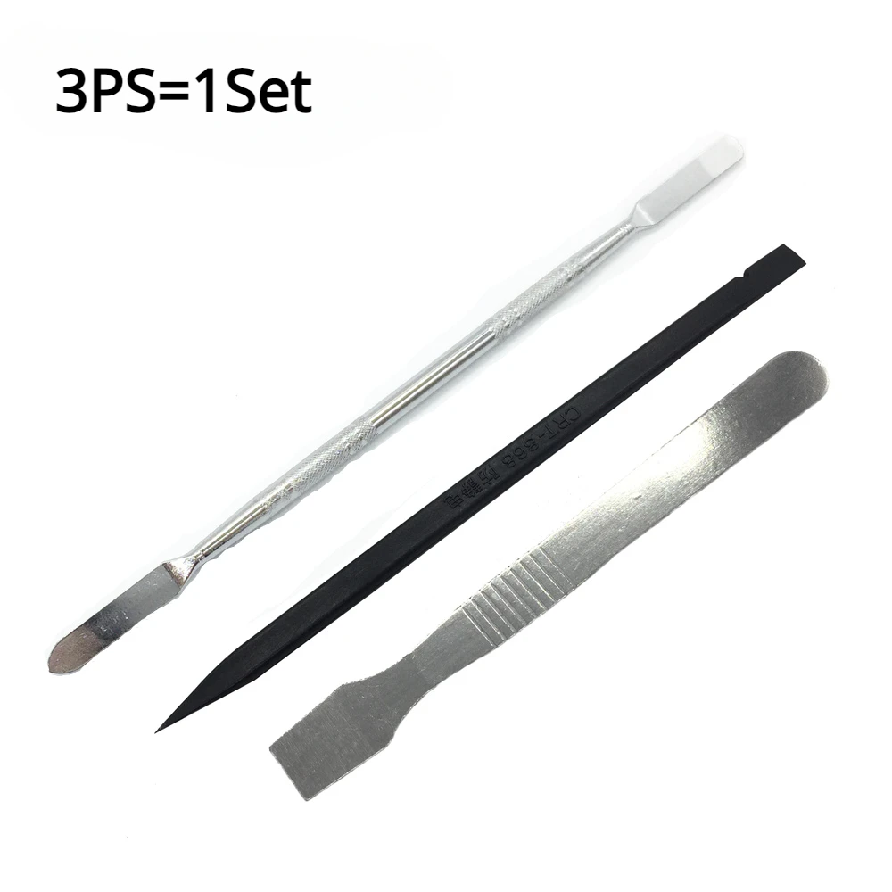 

3 in 1 Metal Plastic Spudger Set Tools Repair Opening Pry Tool Kit for IPhone IPad for Samsung Cell Phone