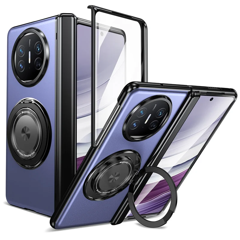 Magsafe 360° Rotating Hinge Phone Case with All-Inclusive Protective Screen Glass