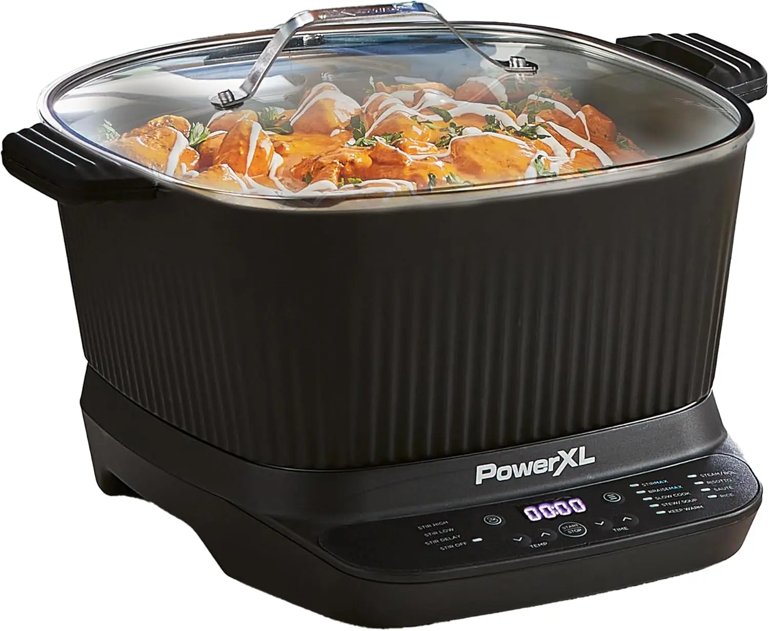 DELUXE 7.5 Quart Digital Multi-Cooker with Automatic Paddle to Stir and Shred, 9 in 1 programmable presets to Sauté, Sear, and B 2