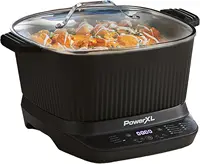 DELUXE 7.5 Quart Digital Multi-Cooker with Automatic Paddle to Stir and Shred, 9 in 1 programmable presets to Sauté, Sear, and B 2